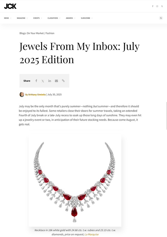 JCK Feature - July 2025