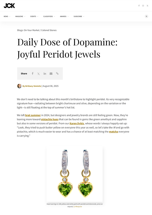 JCK Feature - August 2025