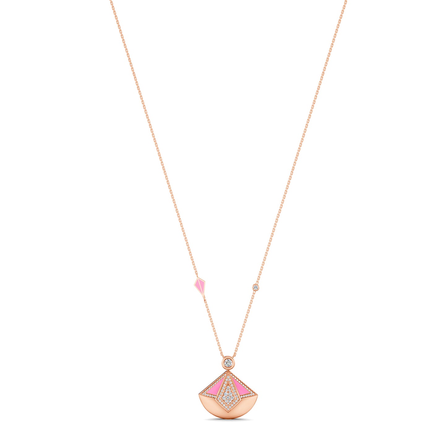 18K Rose Gold Carnation Pink