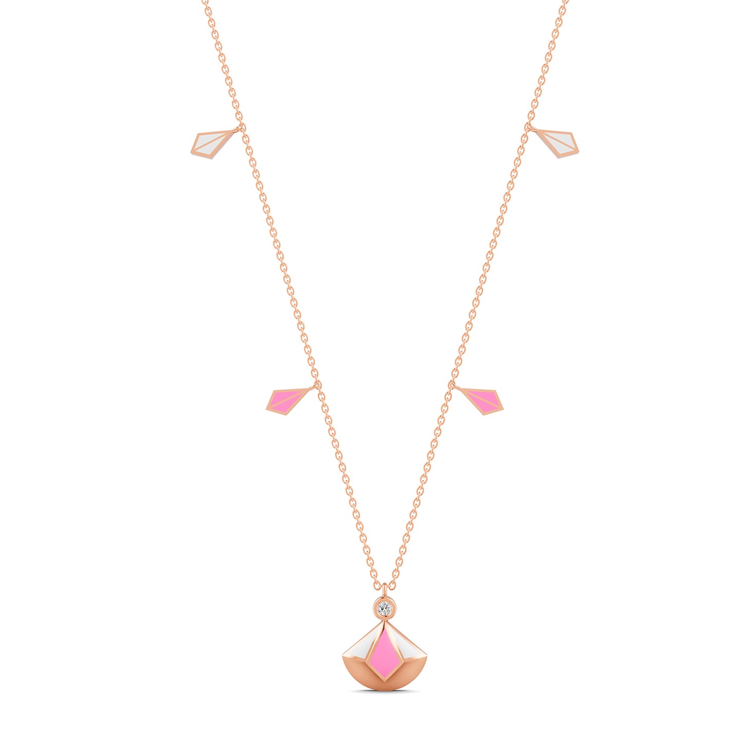 18K Rose Gold Carnation Pink