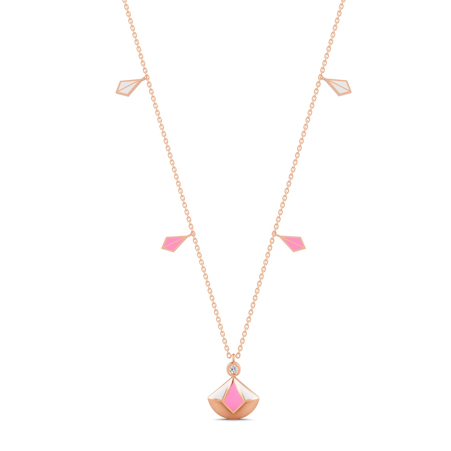 18K Rose Gold Carnation Pink