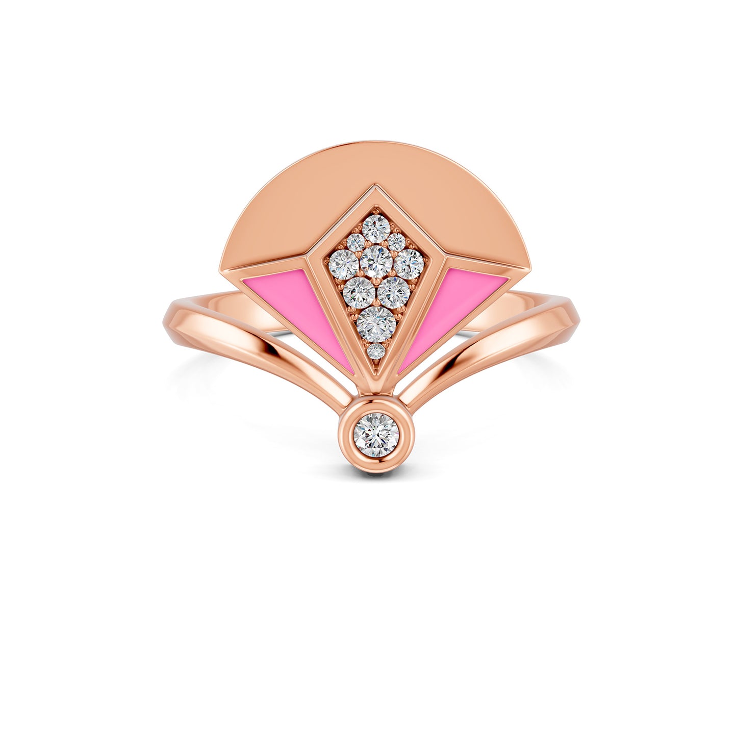 18K Rose Gold Carnation Pink