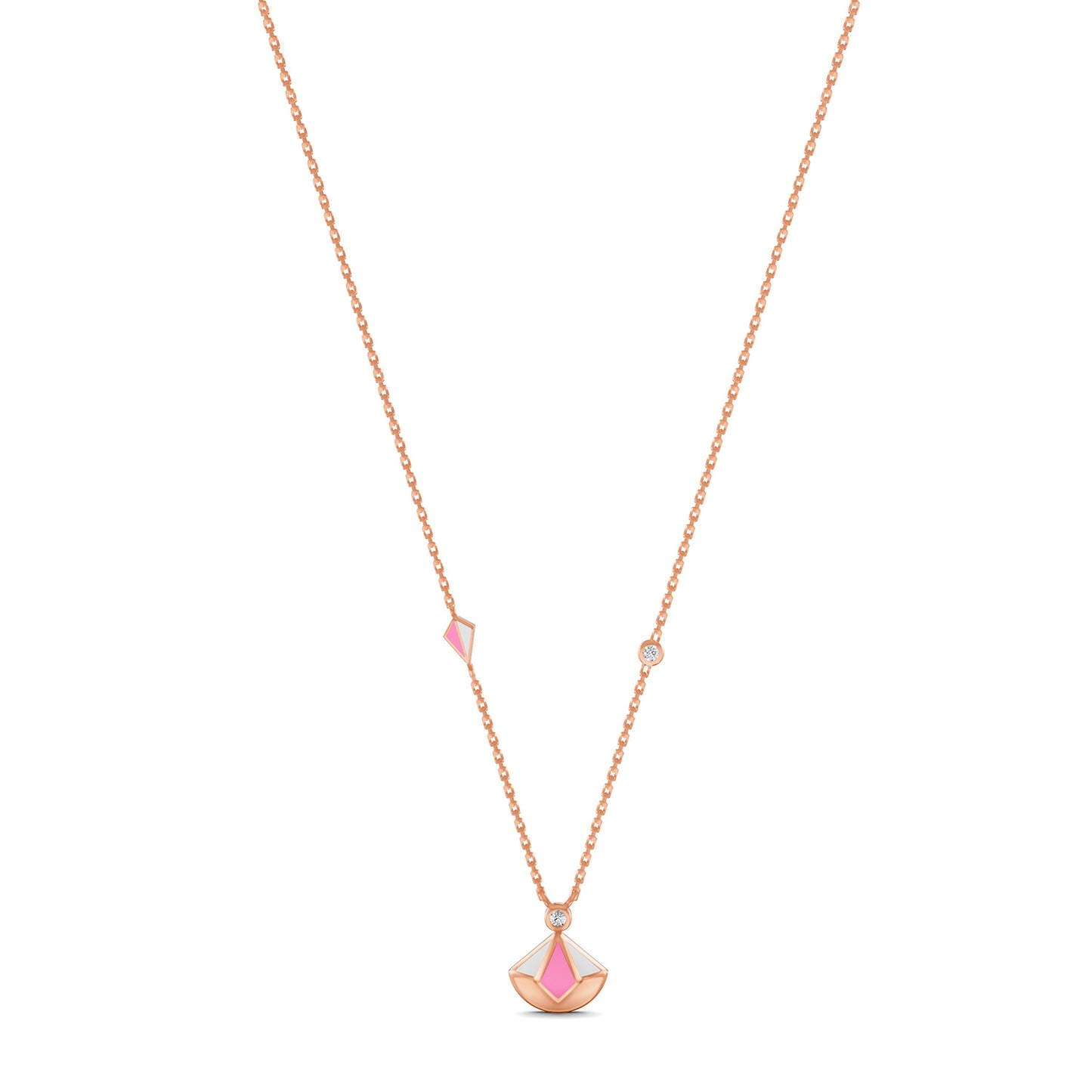 18K Rose Gold Carnation Pink