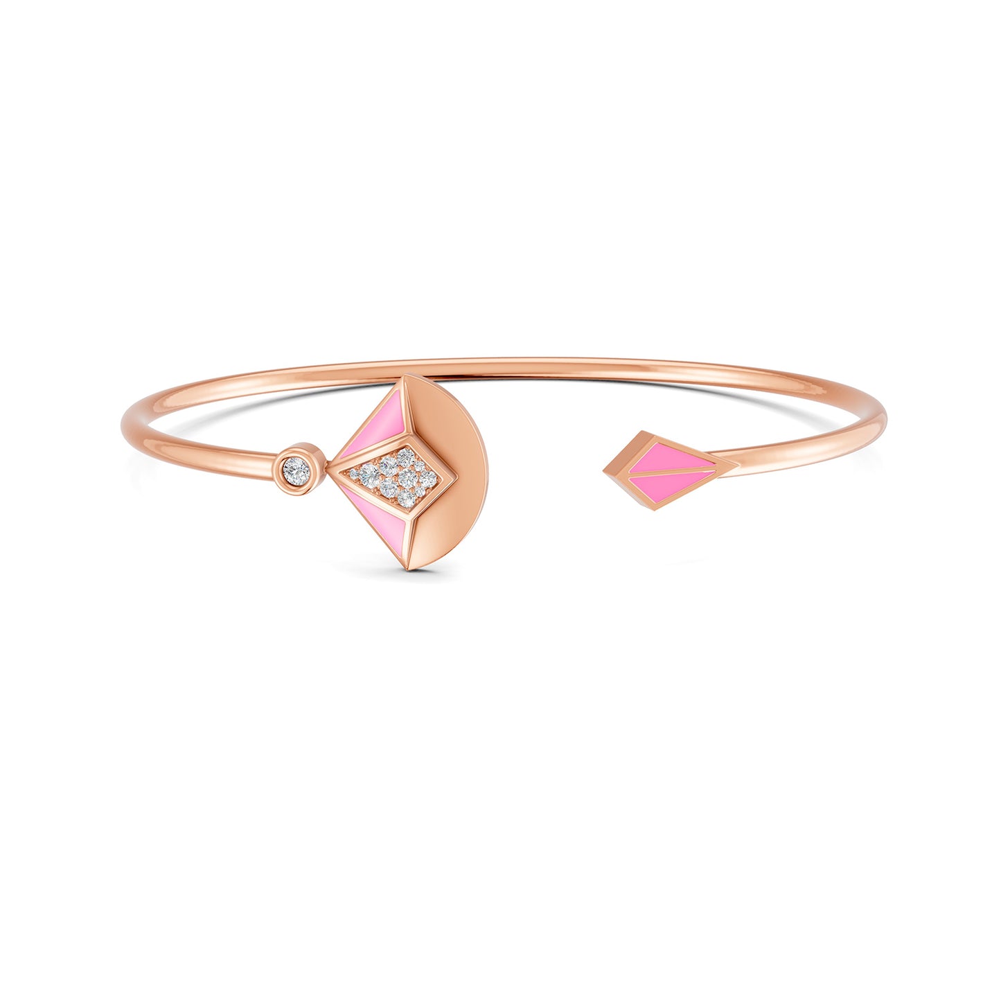 18K Rose Gold Carnation Pink
