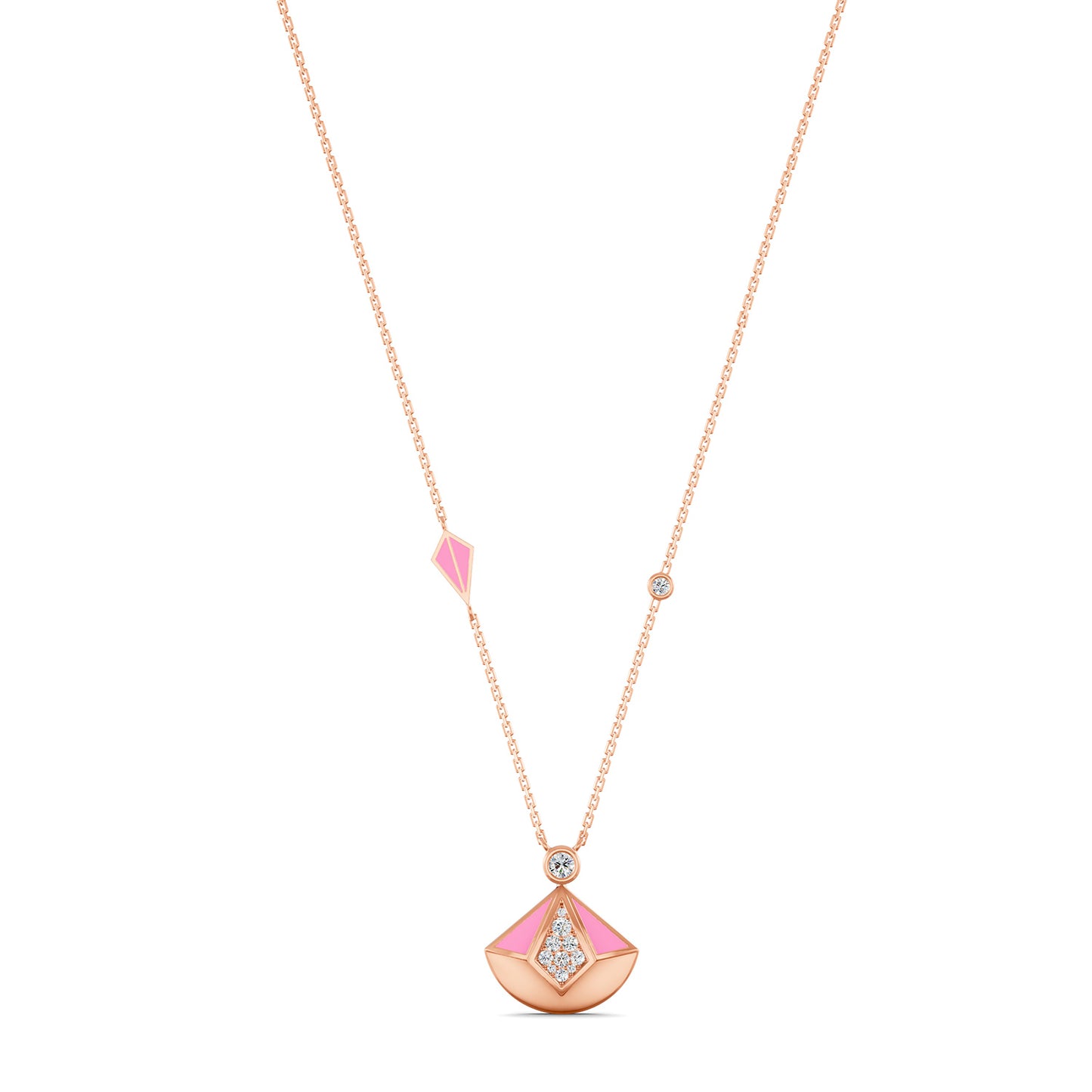 18K Rose Gold Carnation Pink