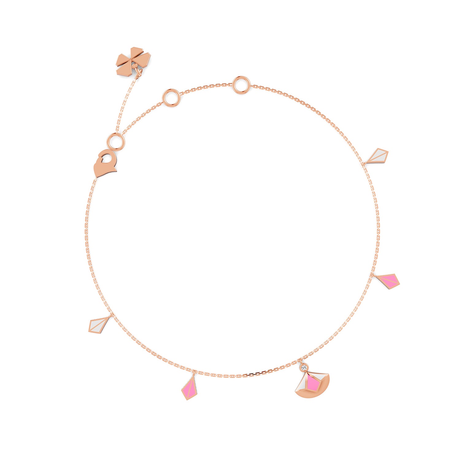 18K Rose Gold Carnation Pink
