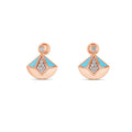 18K Rose Gold Capri Blue