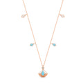 18K Rose Gold Capri Blue