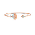 18K Rose Gold Capri Blue