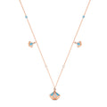18K Rose Gold Capri Blue