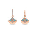 18K Rose Gold Capri Blue