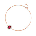 18 K Rose Gold Ruby