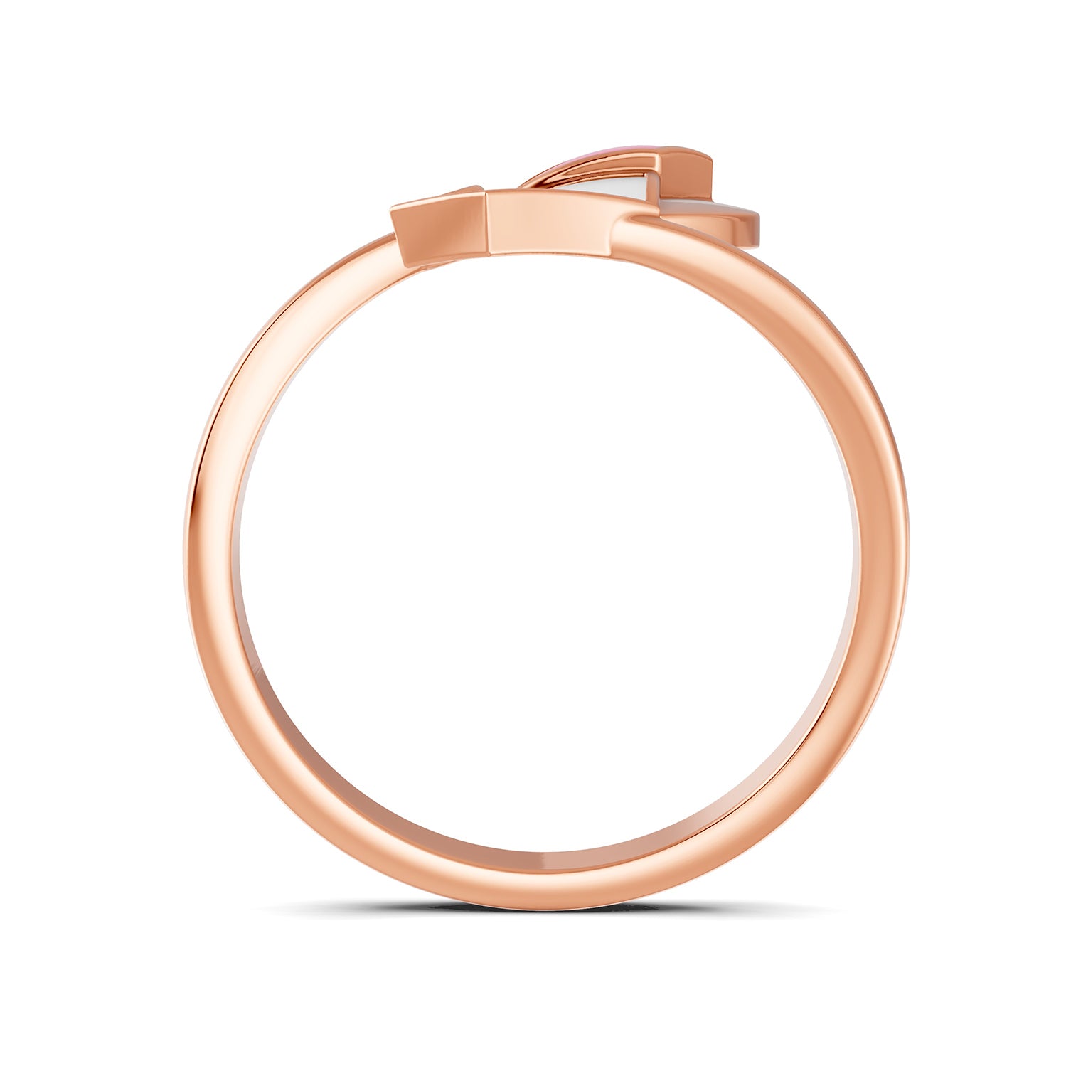 18K Rose Gold Capri Blue