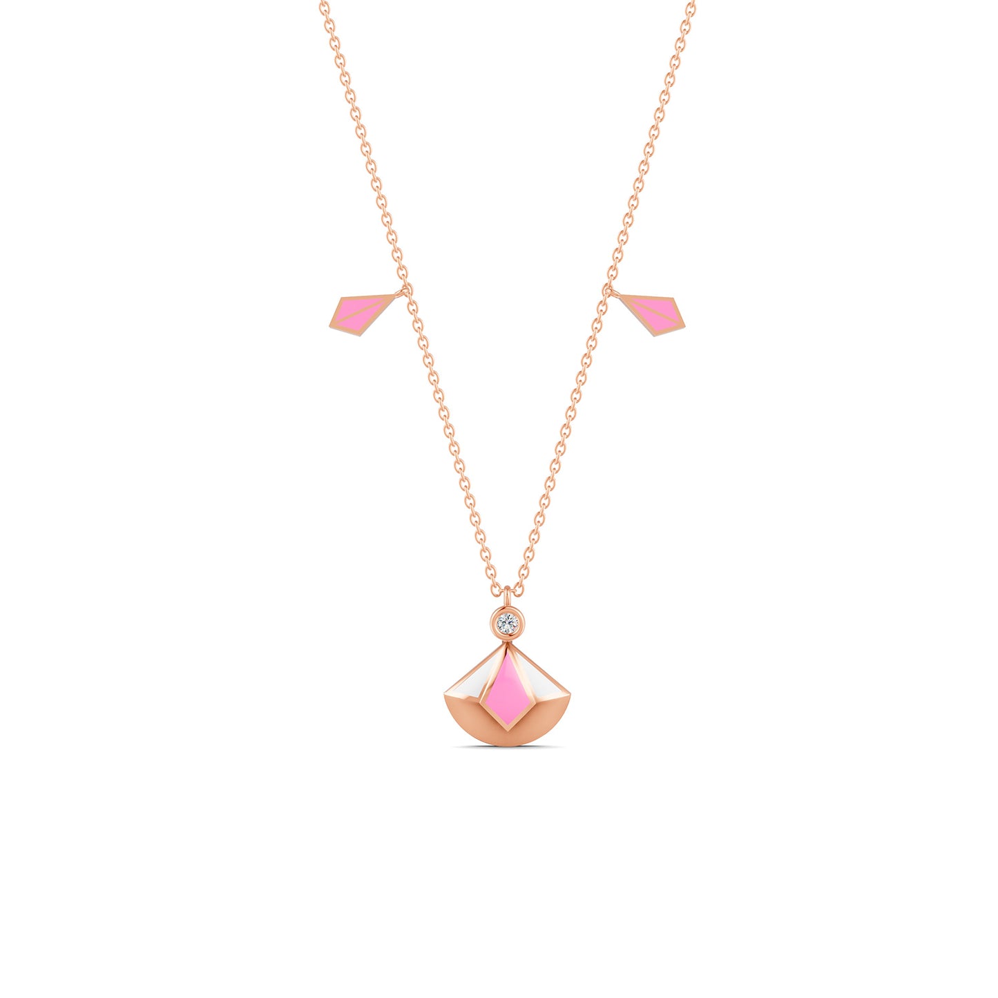 18K Rose Gold Carnation Pink