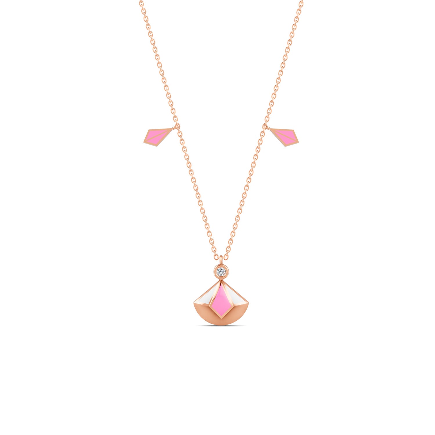 18K Rose Gold Carnation Pink