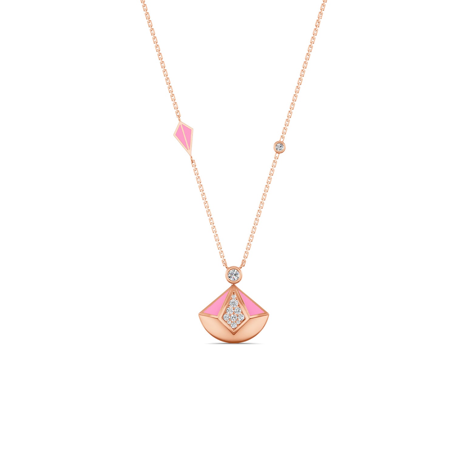 18K Rose Gold Carnation Pink