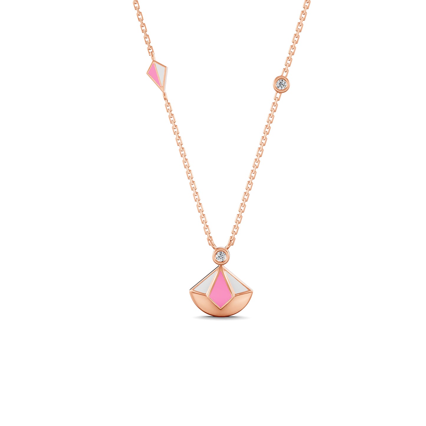 18K Rose Gold Carnation Pink
