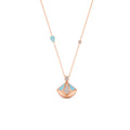 18K Rose Gold Capri Blue