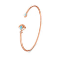 18K Rose Gold Capri Blue