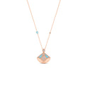 18K Rose Gold Capri Blue