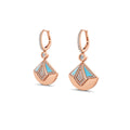 18K Rose Gold Capri Blue