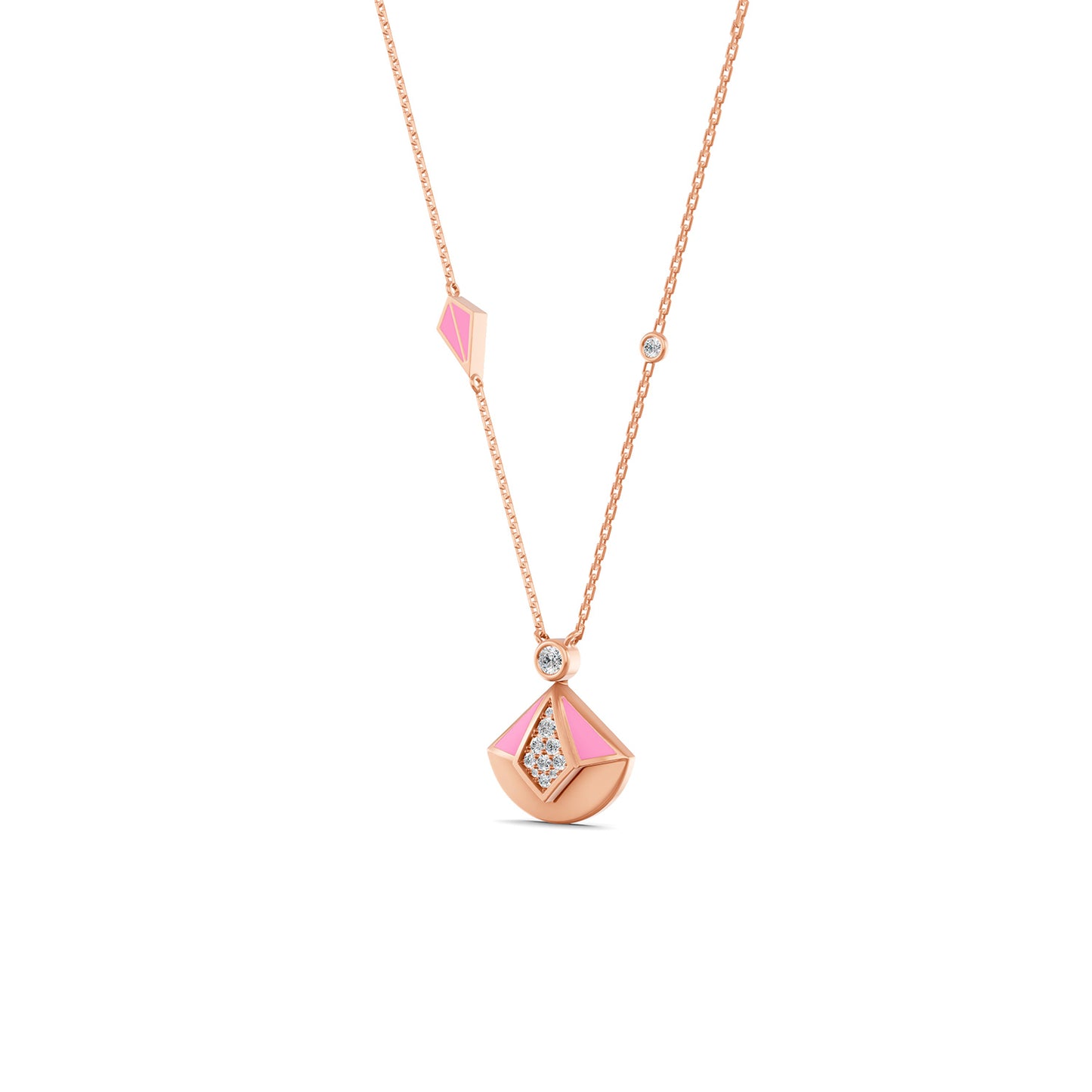 18K Rose Gold Carnation Pink