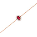 18 K Rose Gold Ruby