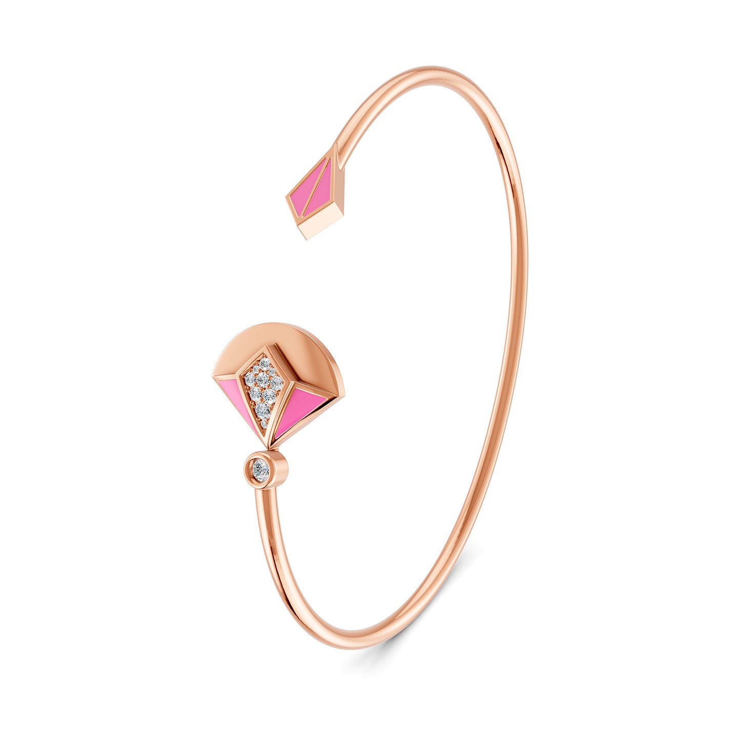 18K Rose Gold Carnation Pink