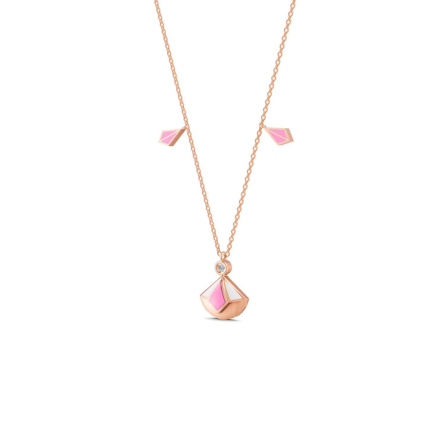 18K Rose Gold Carnation Pink