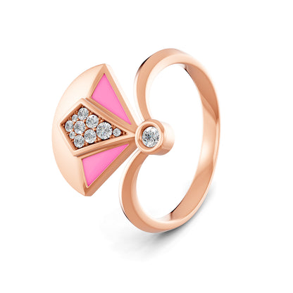 18K Rose Gold Carnation Pink