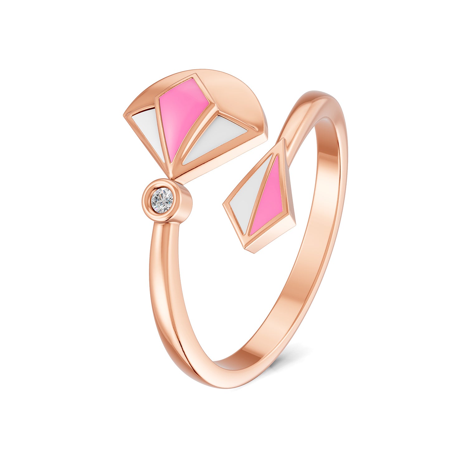 18K Rose Gold Carnation Pink