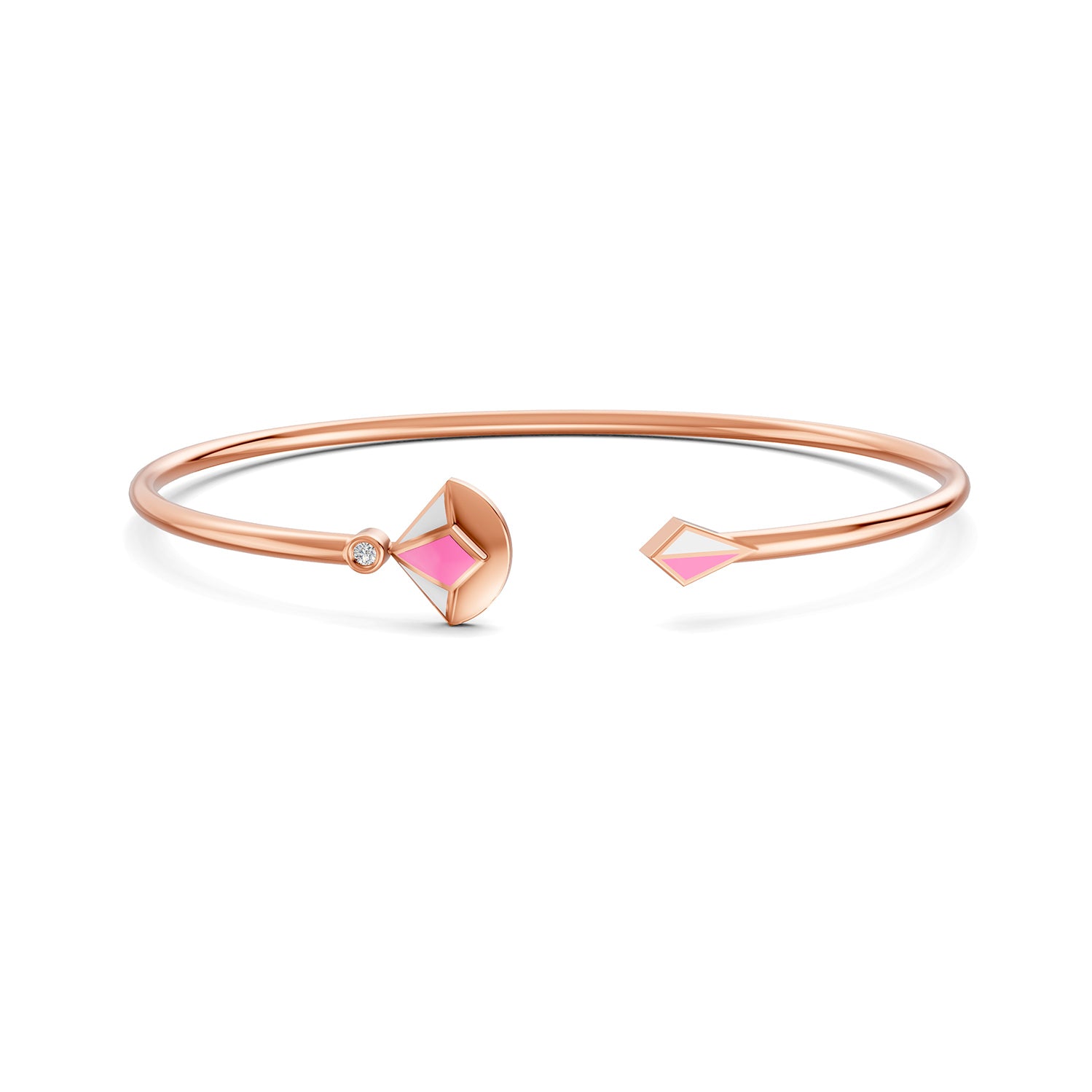 18K Rose Gold Carnation Pink