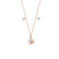 18K Rose Gold Capri Blue