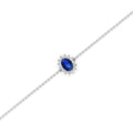 18 K White Gold Sapphire
