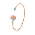 18K Rose Gold Capri Blue