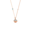 18K Rose Gold Capri Blue
