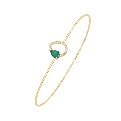 18 K Yellow Gold Emerald