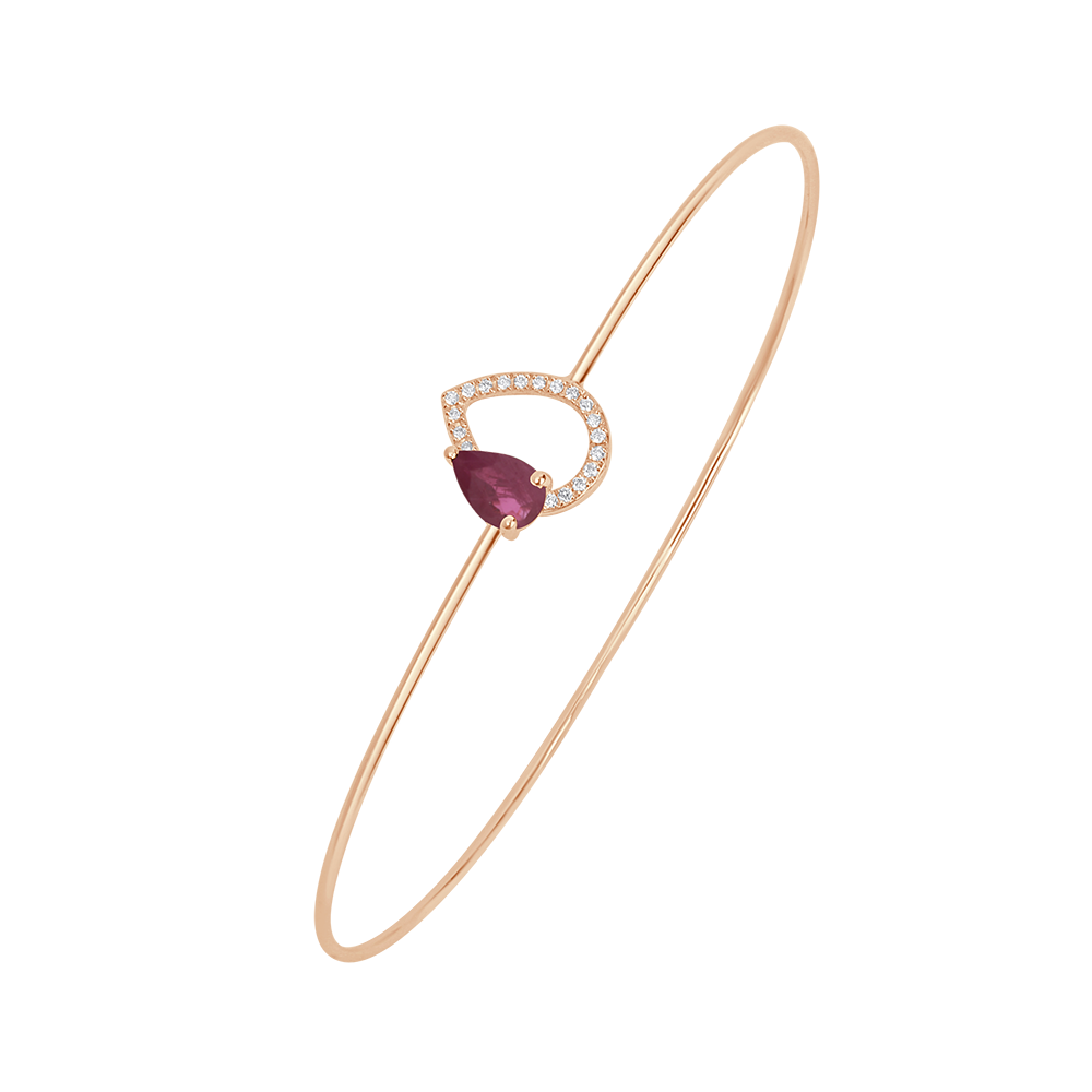 18 K Rose Gold Ruby