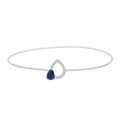 18 K White Gold Sapphire