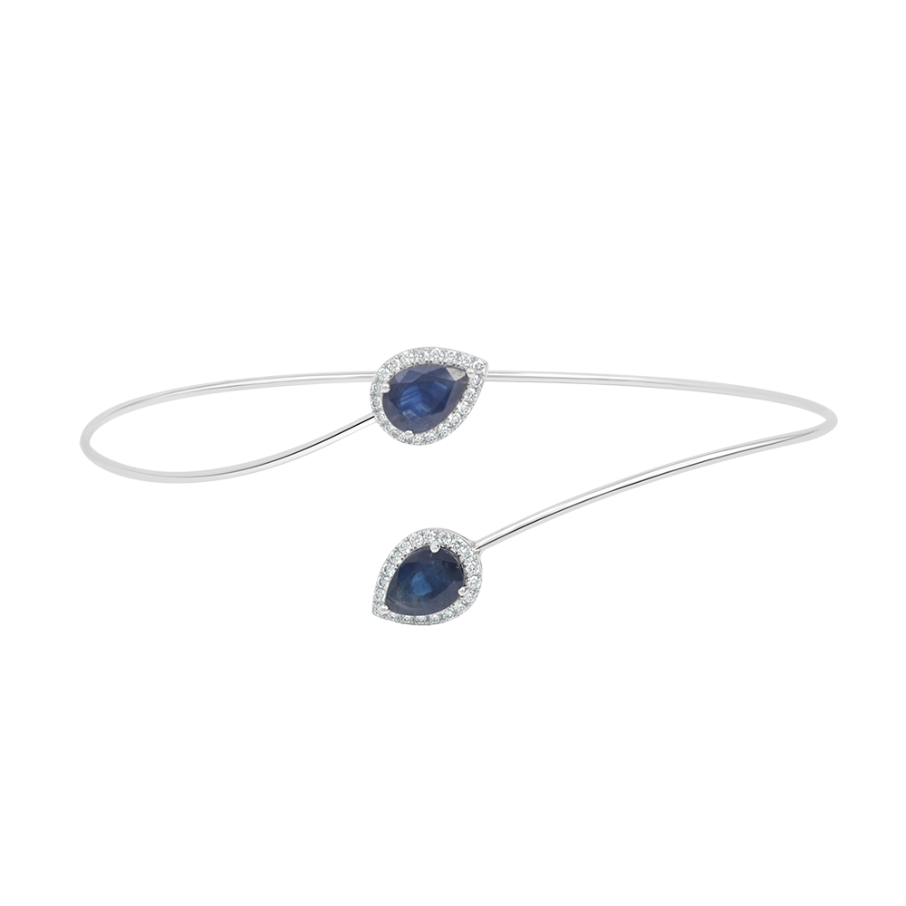 18 K White Gold