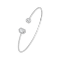 18 K White Gold