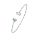18 K White Gold