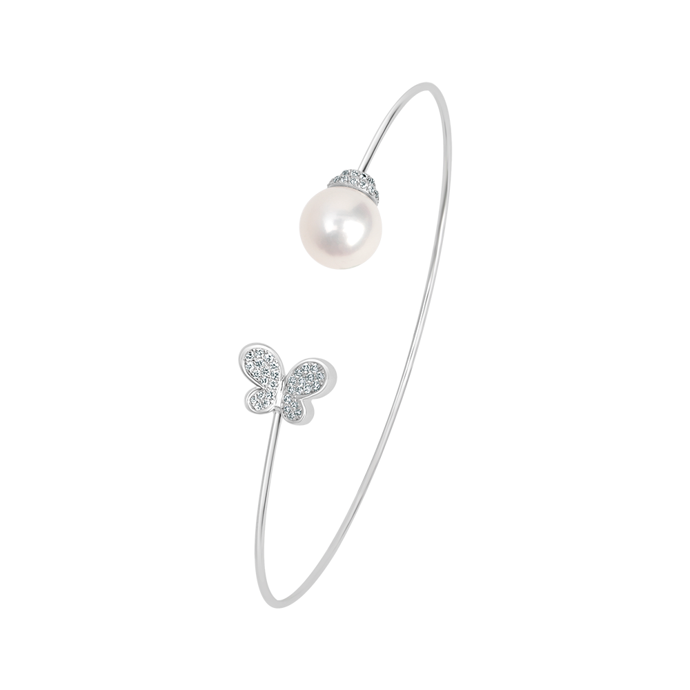 18 K White Gold
