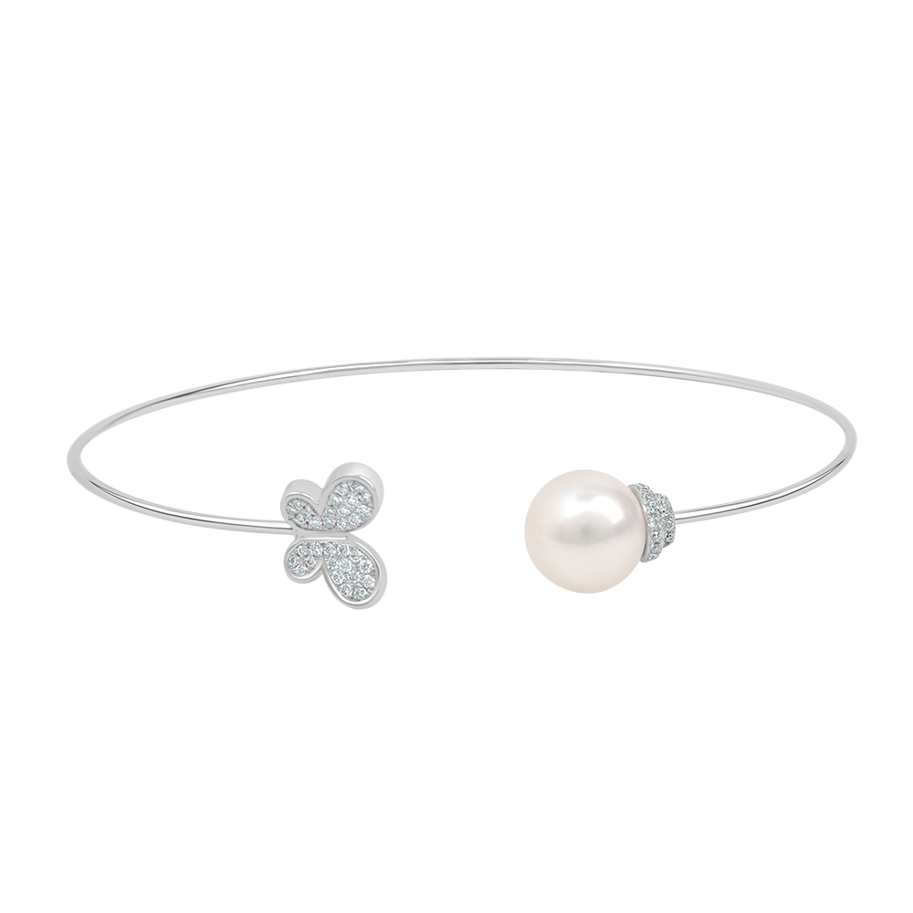 18 K White Gold