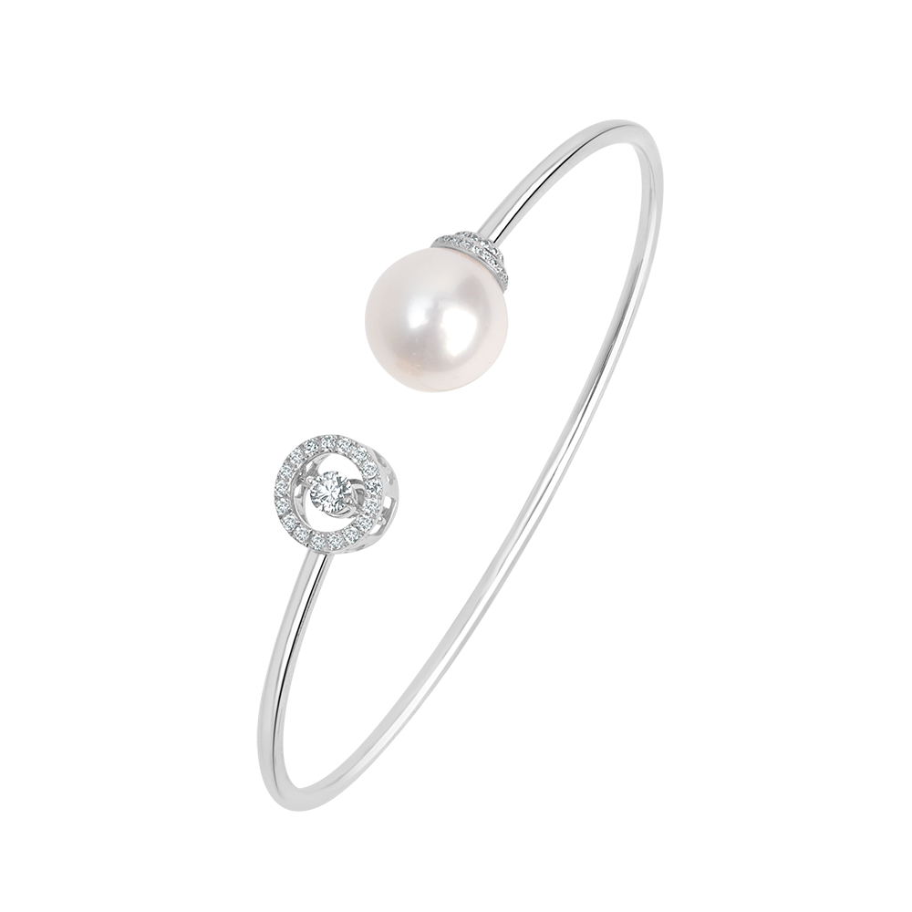 18 K White Gold