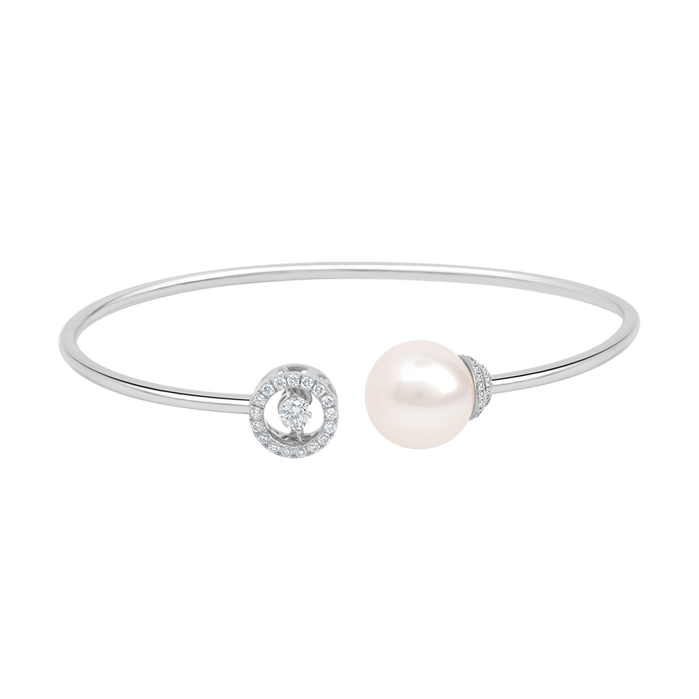 18 K White Gold