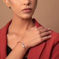 18 K White Gold