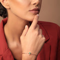 18 K Yellow Gold Emerald