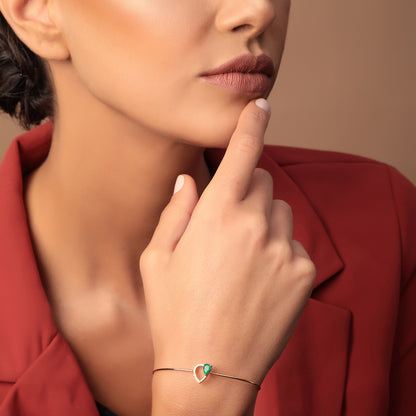 18 K Yellow Gold Emerald