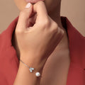 18 K White Gold
